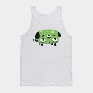 Three-eyed Dog Doodle Monster Tank Top